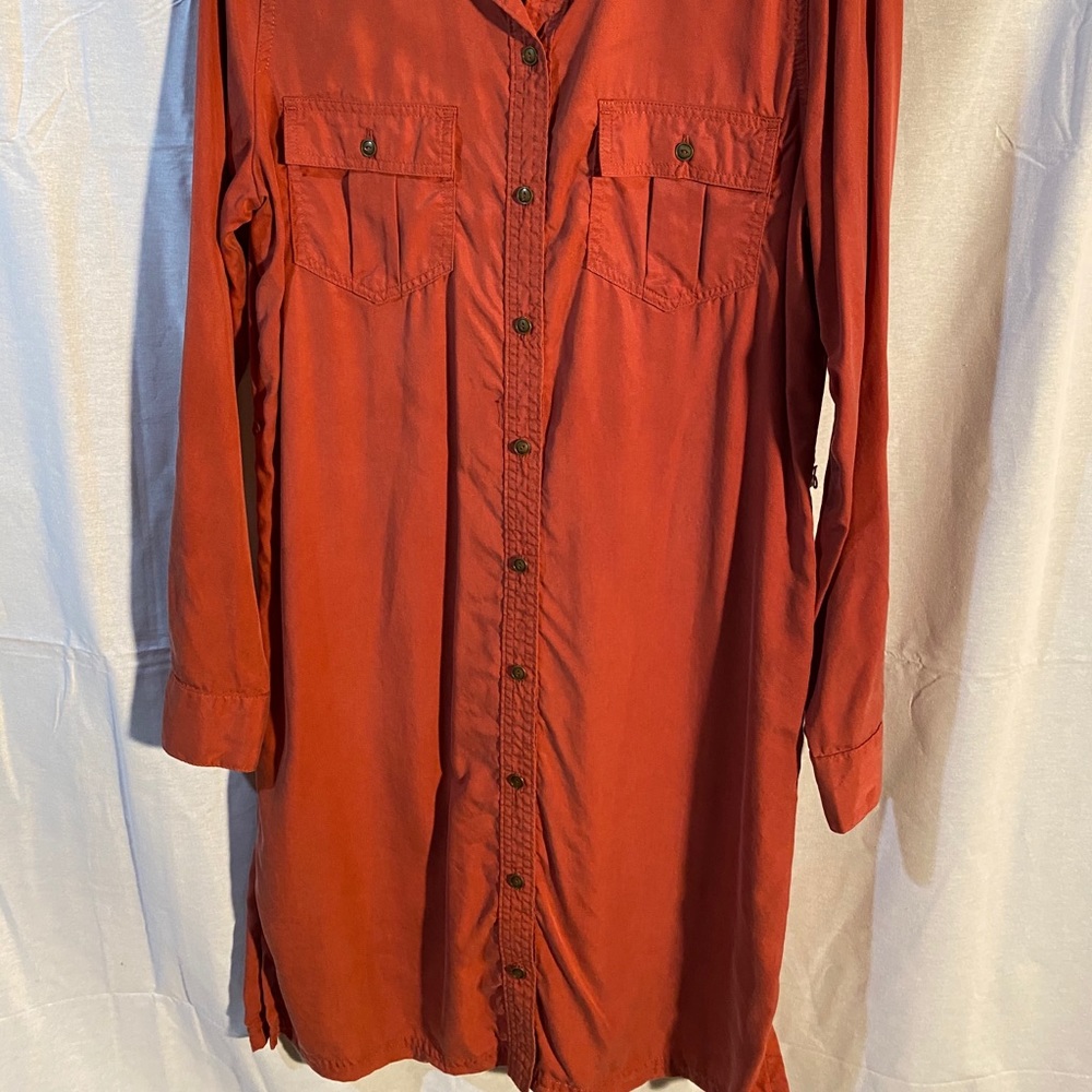 Orange short dress 6